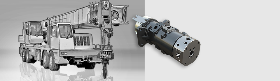 Hydraulic swivel joint for Rough-terrain crane trucks